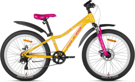 Велосипед SITIS DAISY 7SP 24" (2025) Yellow-Purple