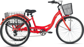 Велосипед трехколесный SITIS CARGO рикша 26 alloy (2025) Red-White