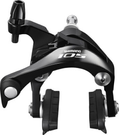 Тормоз клещевой Shimano 105 5800 пер, колодк. R55C4, болт 27,5, гайки: 10,5/12,5/18/27/32мм