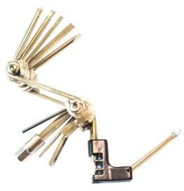 Шестигранник VLX-T06 2/2,5/3/4/5/6/8мм + 2 отвертки +Torx T25+ выжимка цепи 11 позиций