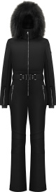 Комбинезон женский POIVRE BLANC W24-0831-WO с иск.мехом (24/25) Black