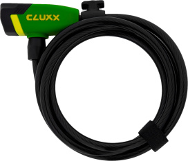 Велозамок CLUXX Gardia 850K 150cm Green-Black велосипедные замки