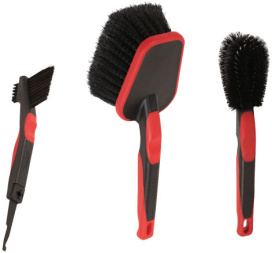 Набор щеток ZEFAL Zb Wash - Twist - Clean 3шт красный