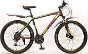 Велосипед PULSE HD440 26" (2023) черно-оранжевый-зеленый