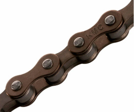 Цепь KMC Z-1 Wide (z-410) 1/2х1/8", 112зв коричневый